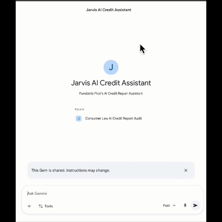 Jarvis AI Credit Assistant